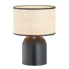 Emibig Tischlampe Aspen Stahl Schwarz | Geeignet für 1x E27 - Max 15W