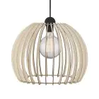 Nordlux Suspension luminaire Chino 40 E27 Brun - Bois | Max. 60W